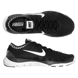 NIKE Training Flex Supreme Black Sneakers Shoes 683138-001 (Women's Size 7)